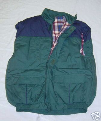Thermoweste gr�n-blau L